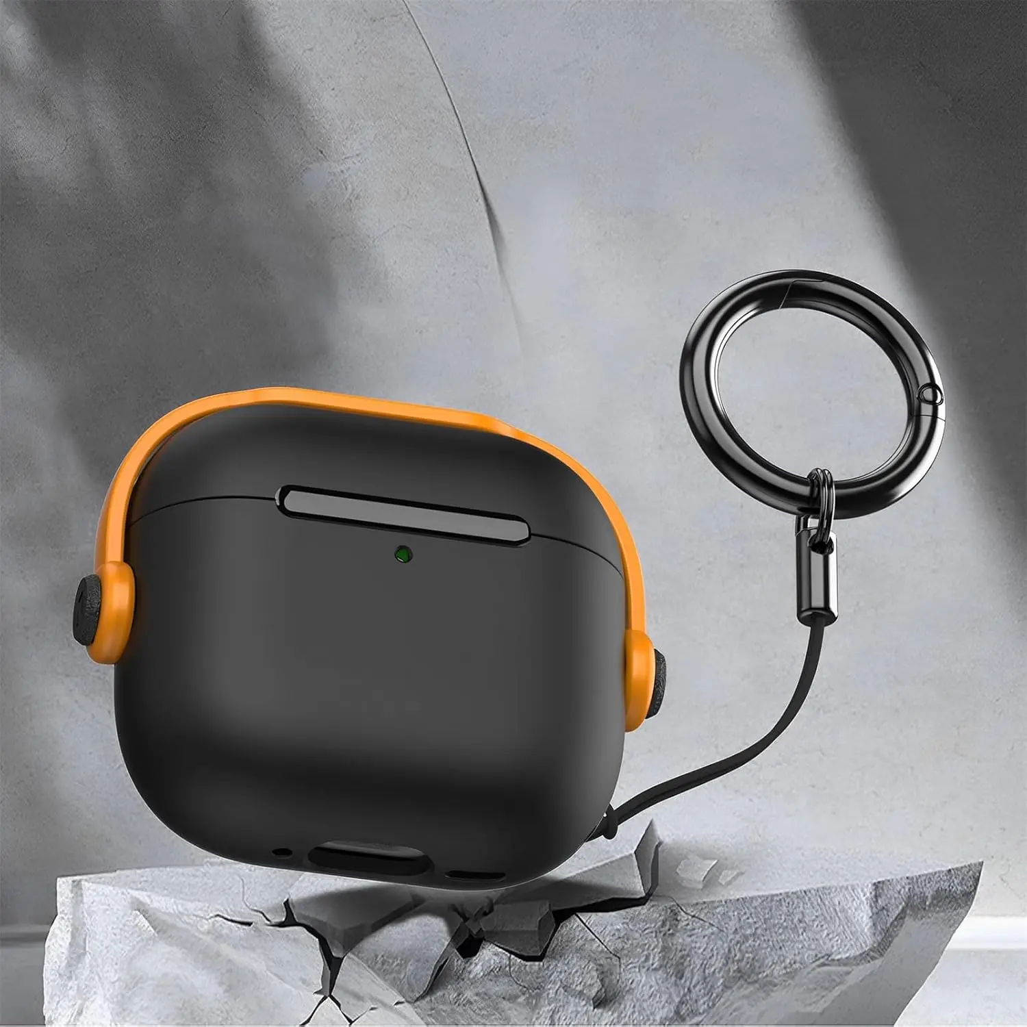 2024 novo para airpods 4 2024 com música fone de ouvido aparência kickstand caso capa kit chaveiro e cordão para airpods pro 2 caso