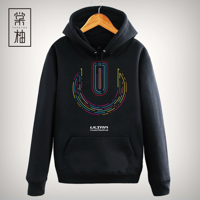 

Ultra Music Festival 207 UMF Music Festival Cultural Sweatirt Faionable DJ Clothes Hooded Cotton Polyester Blend
