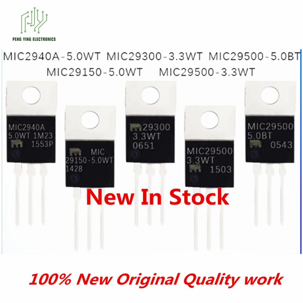 100% puces New1-10PCS MIC29300-/29500-3.3WT MIC29150-/2940A-5.0WT MIC29500-5.0BT