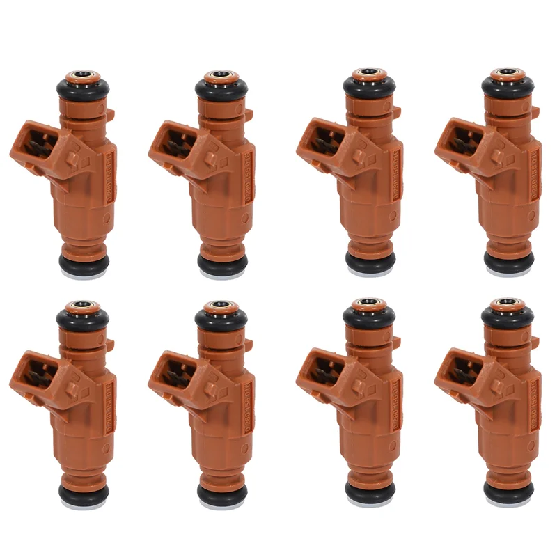 8X Fuel Injector Nozzles 0280156016 A1130780249 for Mercedes-Benz CLK320 3.2L V6 2003 CLK500 5.0L V8 2003-2006