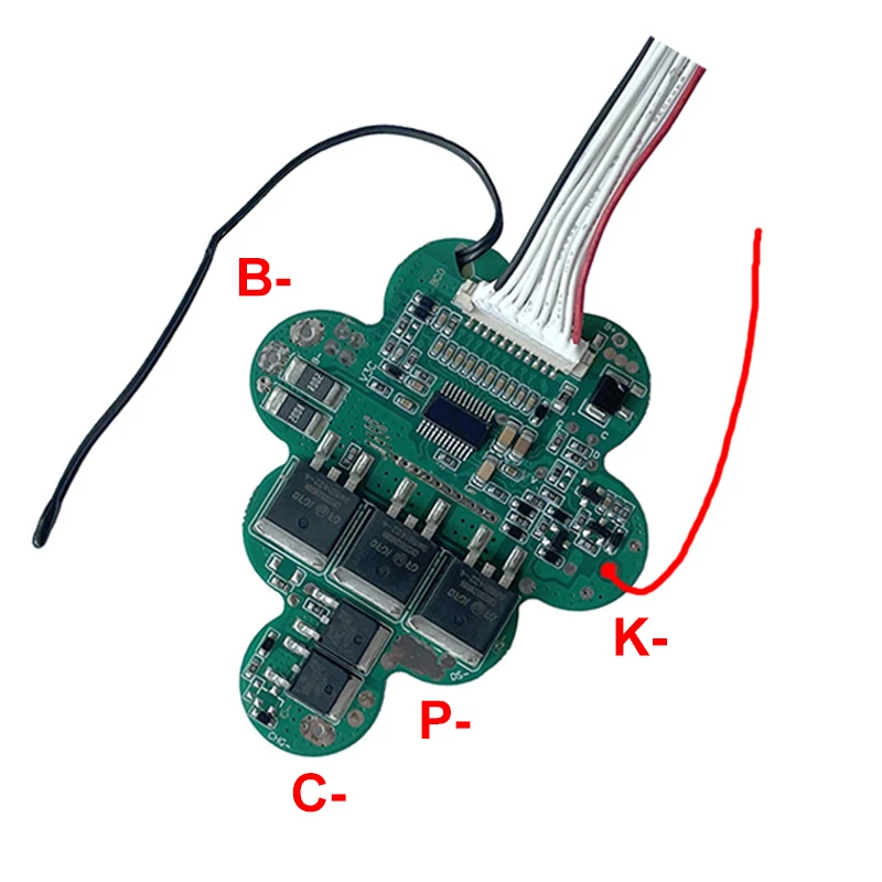 MINI 36 V 10 S 20 A BMS、オンオフスイッチ独立ポート10 S 20 A 36 V PCM付き、DIY EEL MINI IE-MINI ID-MINI電動自転車バッテリーボックスに適している