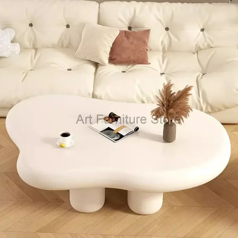 

Nordic Luxury Side Table Living Room Modern Home Aesthetic Coffee Table White Minimalist Mesa Auxiliar Salon Interior Decoration