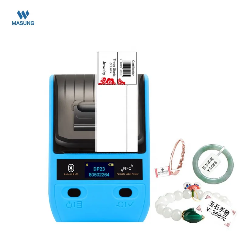 Cable Cord Label Printer Portable Barcode Printing Usb Thermal Printer Barcode Printer For Easy Use