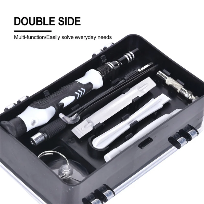Jeu d\'embouts de tournevis multifonctions, dispositif de réparation de téléphone portable de précision, outils à main Torx Hex, 115 en 1