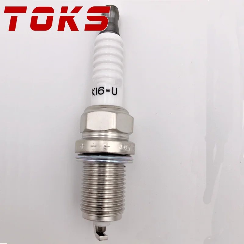 TOKS 4PCS 90919-YZZAD K16-U spark plugs for Toyota MR 2 III 4 RUNNER CELICA COROLLA PASEO YARIS 1.3 1.5 1996-1998 auto parts