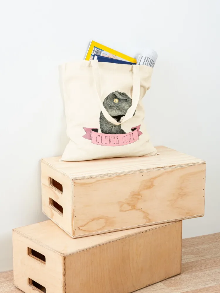 Clever Girl raptor dinosaur Tote Bag Women bags great bag shopping bags foldable Lady bag