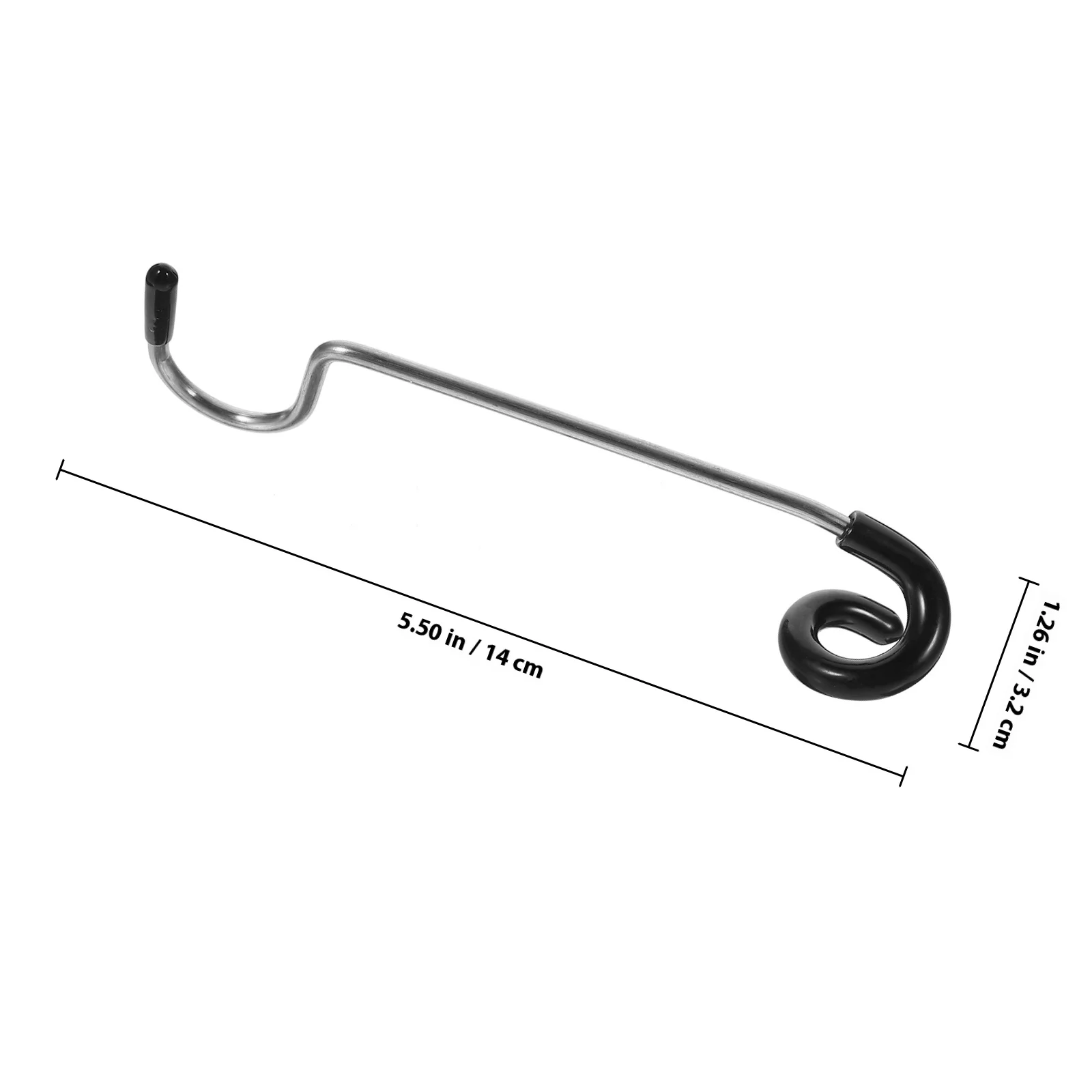 3 قطعة هوك الفولاذ المقاوم للصدأ القطب المعدني شجرة فرع هوك المضادة للانزلاق التخييم ضوء شماعات ل خيمة فانوس معلقة أداة خارجية