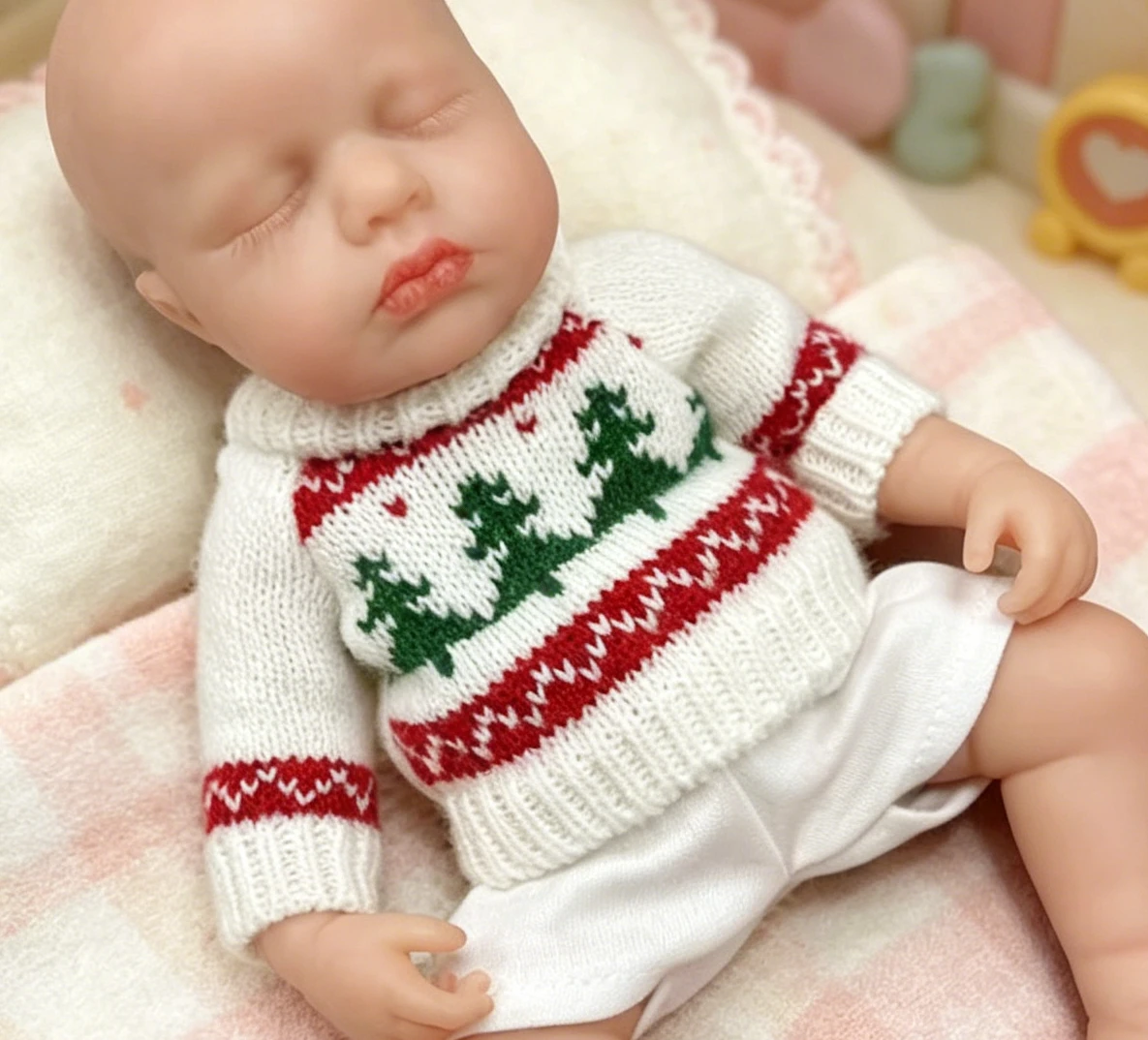 

Кукла Reborn Loulou Girl 25 см: реалистичное тело из цельного платинового силикона, супермягкое, эластичное, с 3D-эффектом кожи