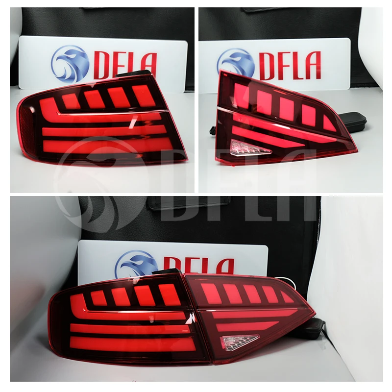 Car Tail Lights For Audi A4l 2009 2010 2011 2012 Taillight Assembly B8 Upgrade B9 New Style Led Moving Turning Rear Lights