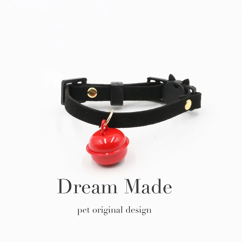 Cat Collars with Safety Clip For Easy-Release and Bell Pet Collar (A0265)