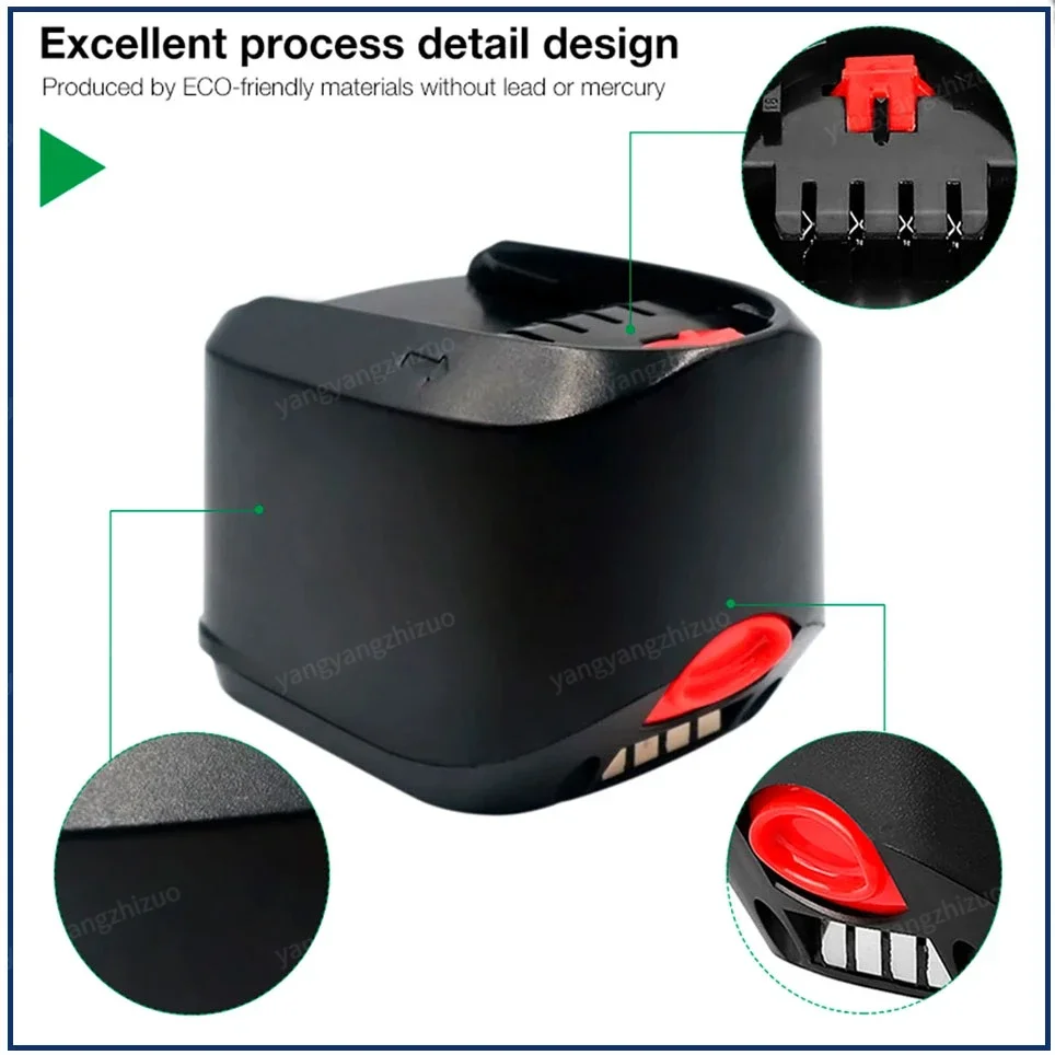 Bosch Lithium Ion Rechargeable Tool 18V 9800MAH  Battery PBA PST PSB PSR Bosch Home, Garden Tools (TypeC only) AL1810CV