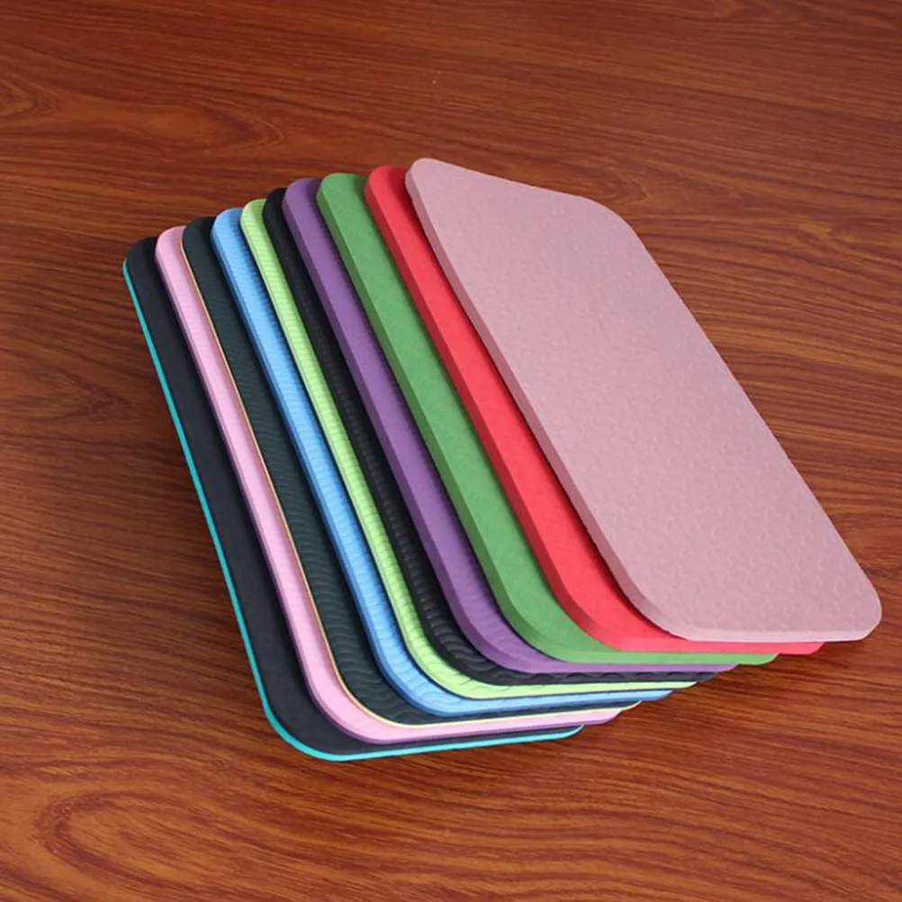 

12pcs Yoga Knee Pad 39X0.6Cm Thick Comfortable For Yoga Pilates Gym Floor Workouts Extend Mat Support Kneeling Sitting Cushion