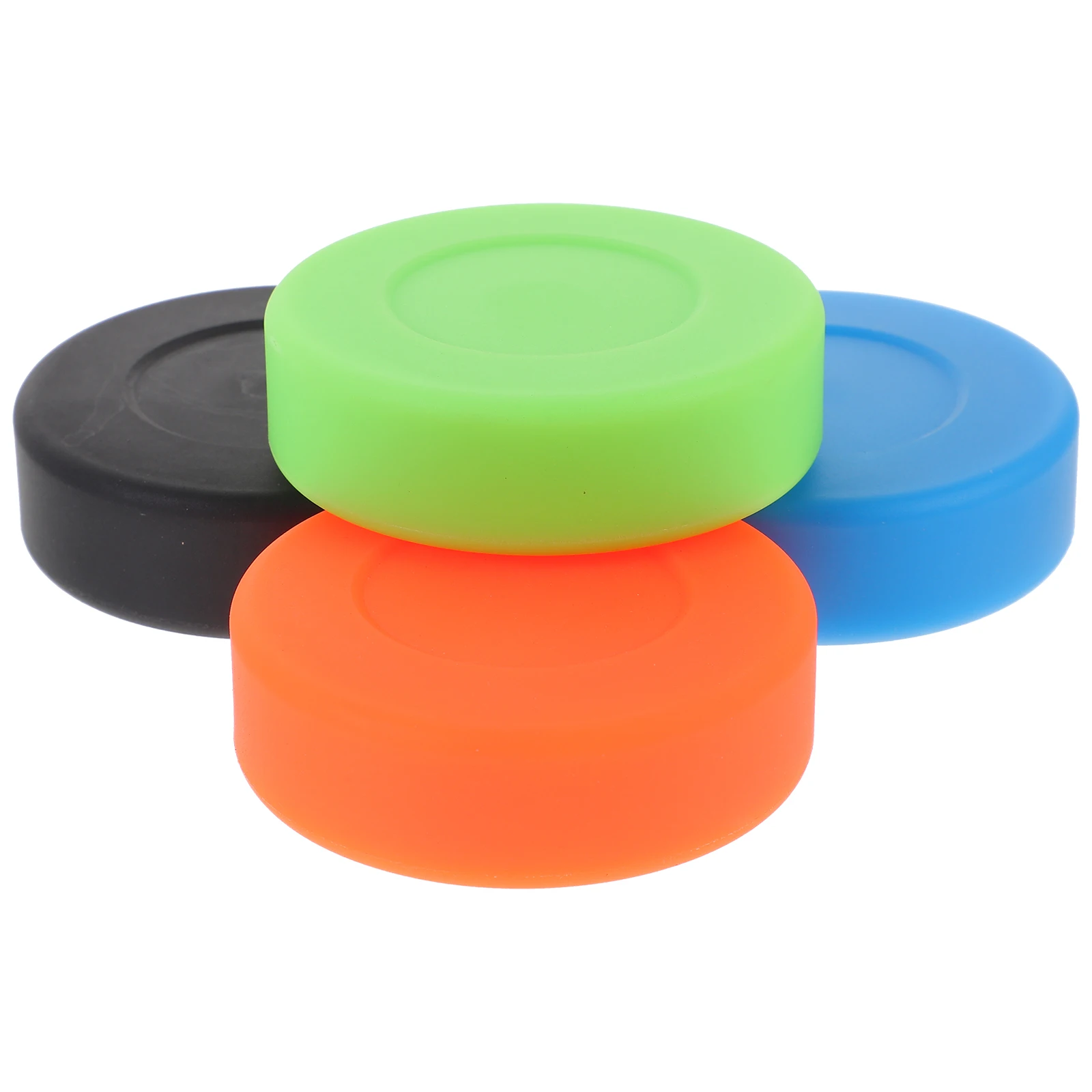 

4pcs Hockey Practice Balls High Density Pvc Hockey Smooth Surface Adjustable Hardness For Training Supplies