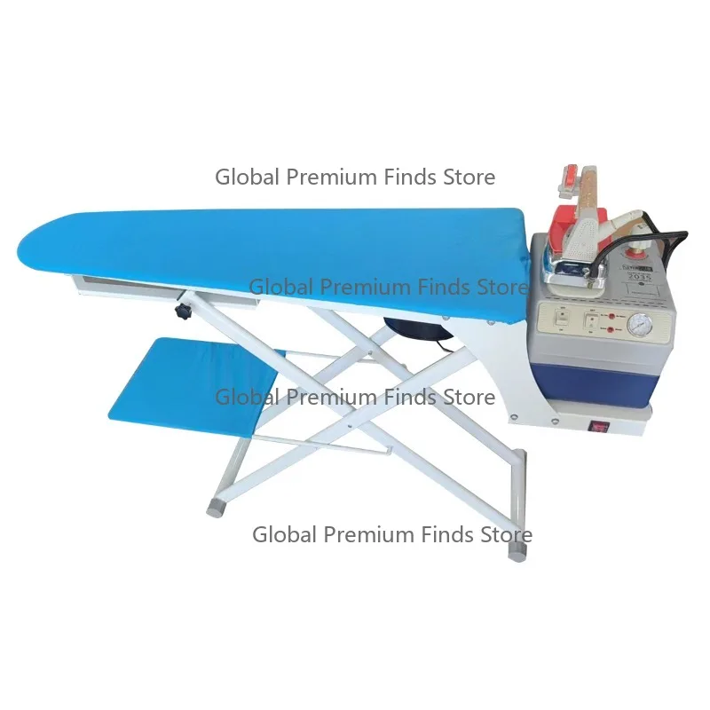 

CP-06 Garment Ironing Equipment, Folding Type Fabric Steam Ironing Table with 2035 Model Steam Boiler and Iron
