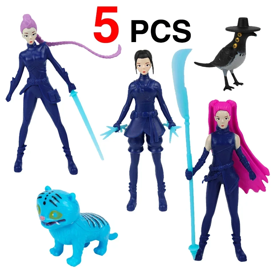 %_Anime Kpop chasseurs de démons Figure modèle jouet dessin animé périphériques de jeu décoration de bureau Collection figurines modèle jouet pour enfant cadeau