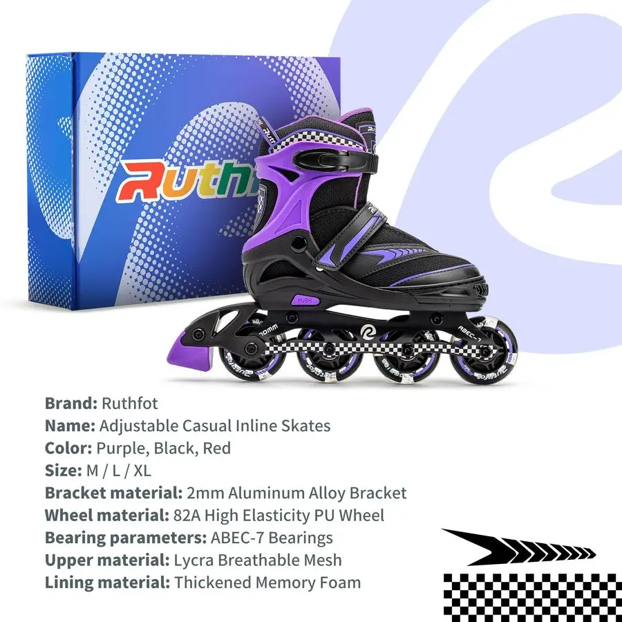 زلاجات مضمنة للأولاد والبنات مع عجلات مضيئة بالكامل، زلاجات خارجية للأطفال والنساء #6