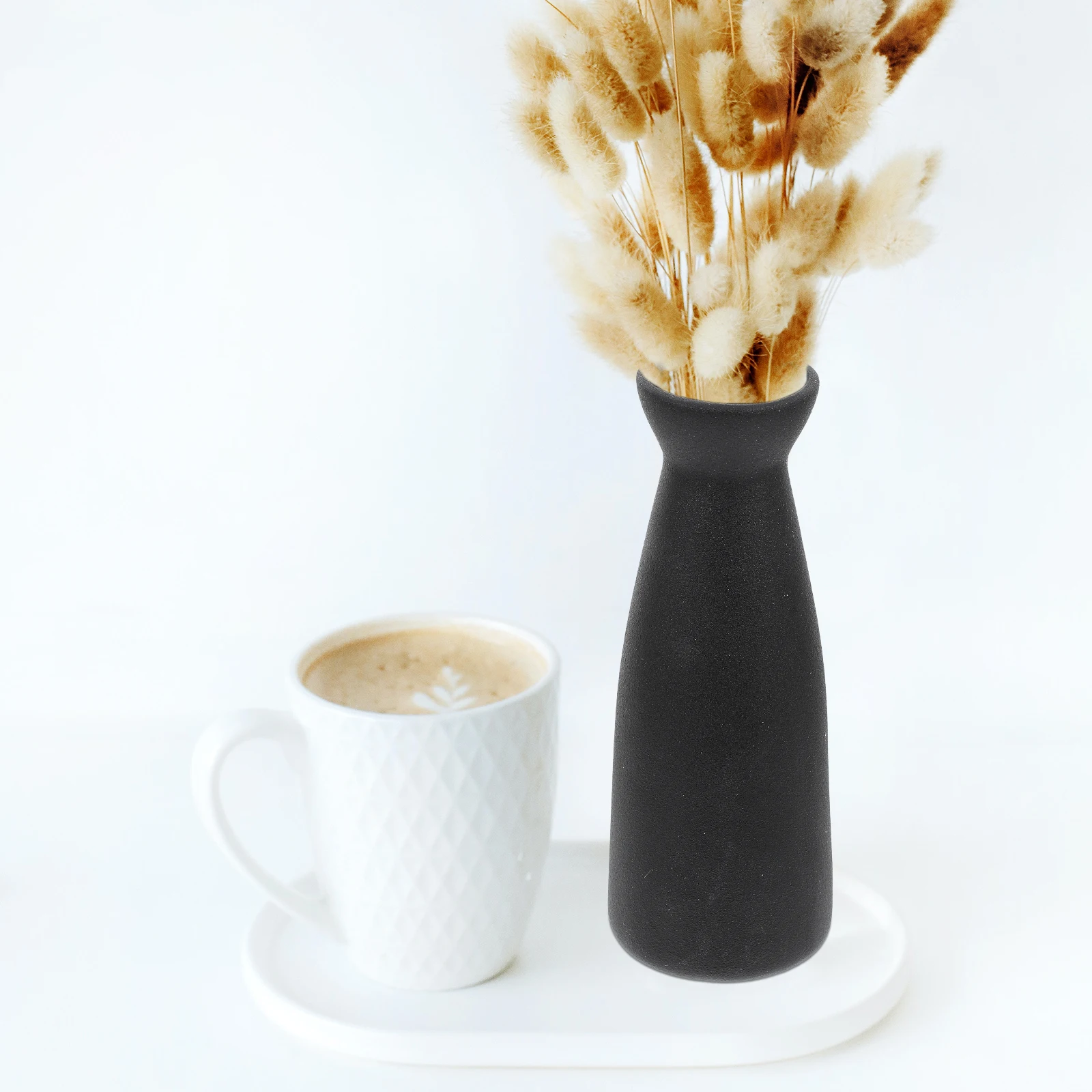 

Eco Friendly Ceramic Vase No Odor Flower Arrangement Container Home Office Decor Hydroponics Vase Dried Flower Holder