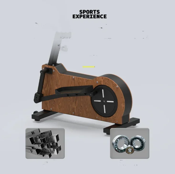 

Solid wood mini space walk home private education studio aerobic mute two-way magnetic control wooden elliptical machine