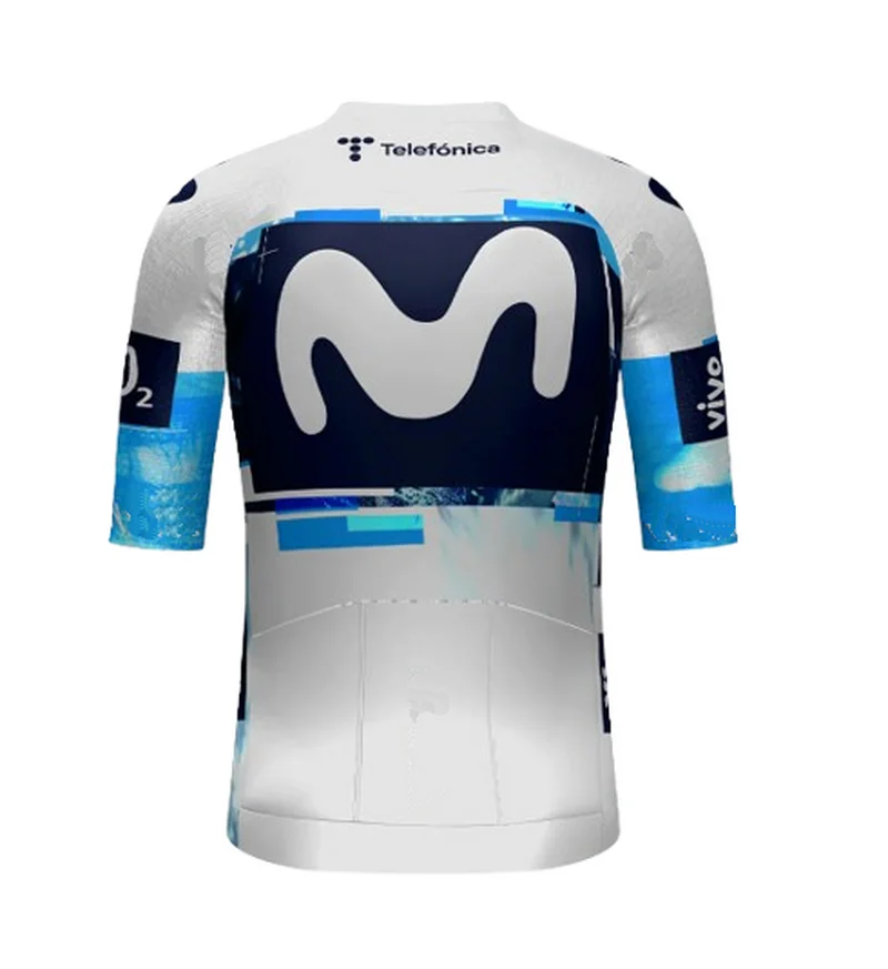 LASER CUT 2025 MOVISTARful Team SHORT SLEEVE CYCLING JERSEY SUMMER WEAR ROPA CICLISMO+BIB SHORTS