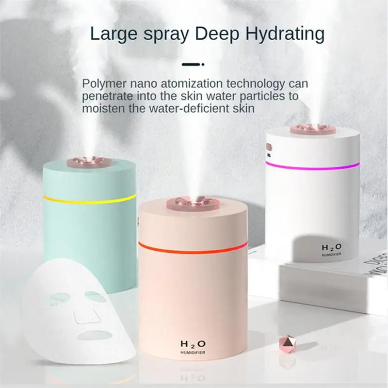 

Увлажнитель воздуха Hogar USB для дома, спальни, небольшой туман, офиса, рабочего стола, мини-очиститель воздуха, автомобильный наполнитель для воды, креативный распылитель для ароматизации