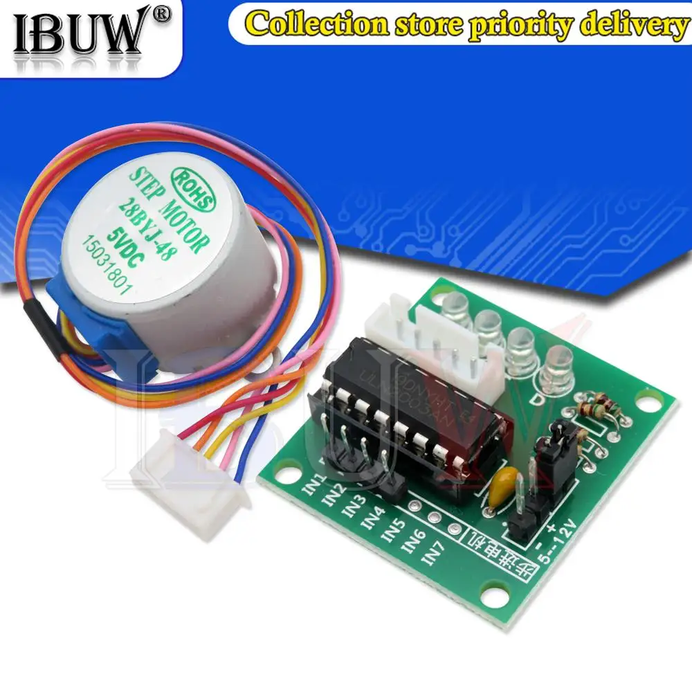 28BYJ-48-5V 4 phase Stepper Motor+ Driver Board ULN2003 for Arduino Stepper motor ULN2003 Driver board