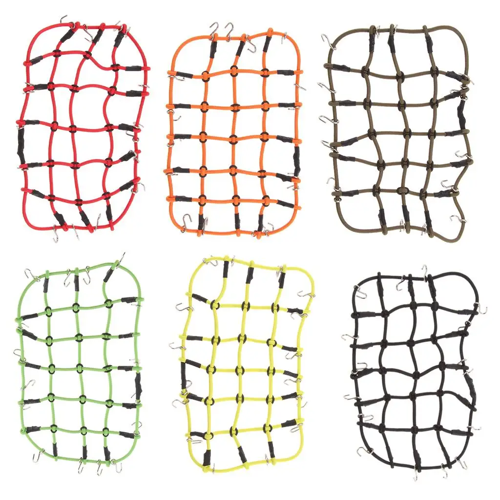 RC Car Spare Parts Roof Rack Cargo Net Elastic Mesh for 1 8 RC Buggy Accessories and Tools