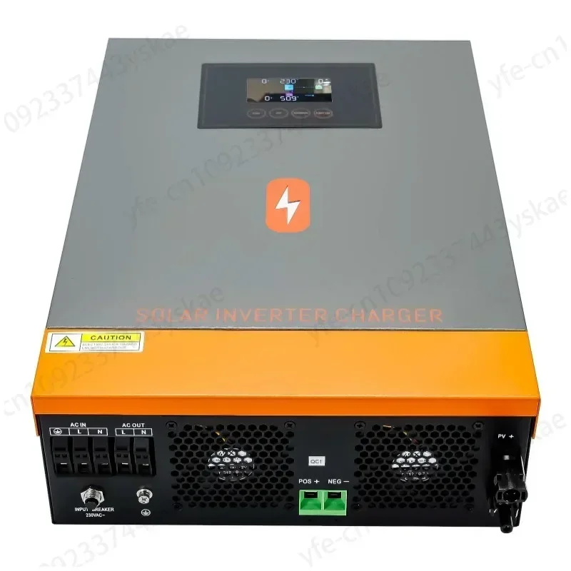 PowMr 6.2KW 4.2KW Hybrid Solar Inverter On Grid Pure Sine Wave Inverter 24V 48V 230V Dual Output with MPPT 120A Solar Charger