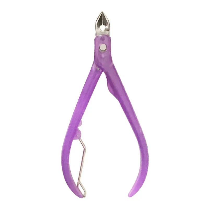 ABS Handle Toenail e Ingrown Nail Art, Cutícula Nipper, Edge Cutter, Manicure Scissor, Pedicure Tool, Dead Skin Remover, Clipper