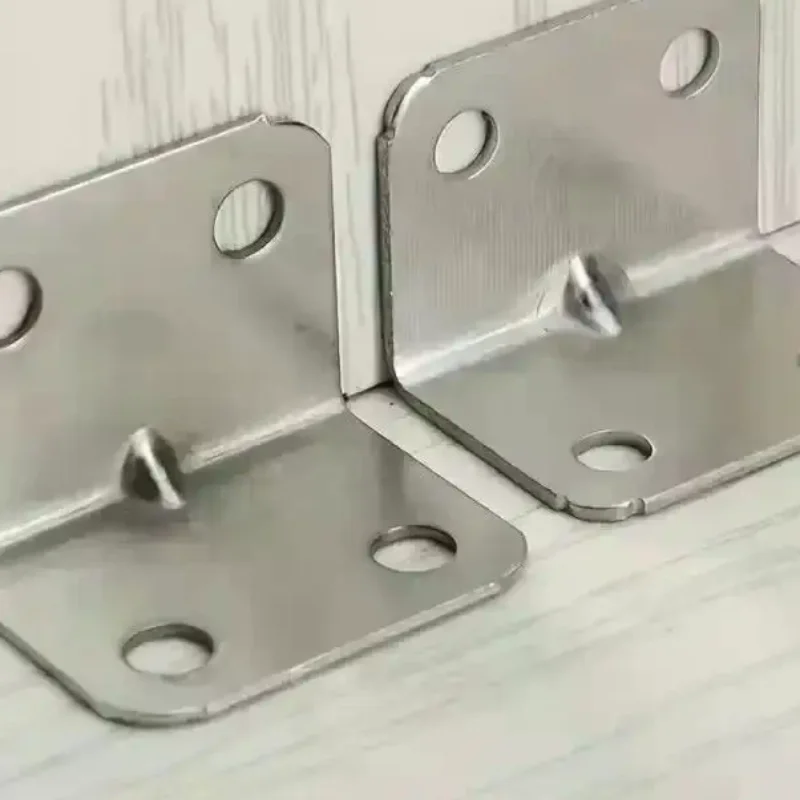 10/20pcs Metal Angle Iron Board Corner Bracket for Table Chair Cabinet Wardrobe Fixed Connector Furniture Joint Repair