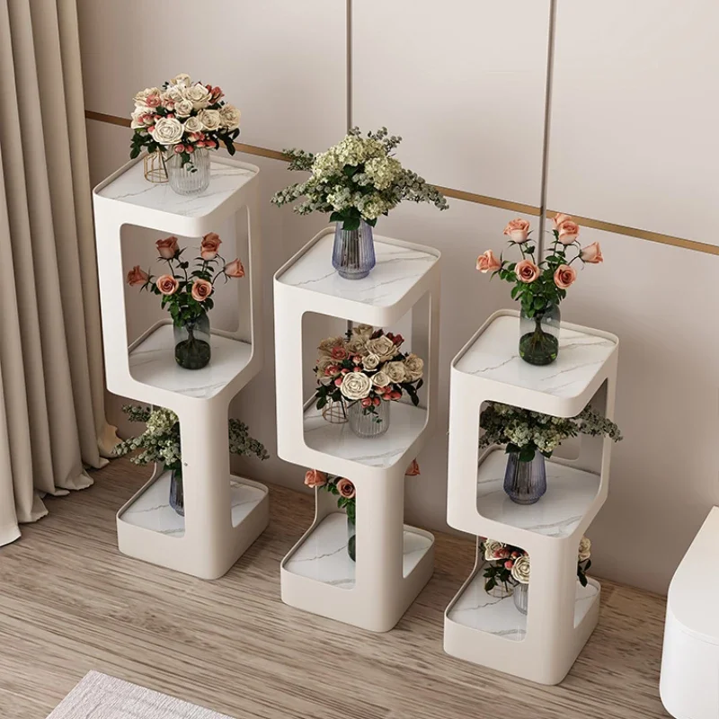 لـ Leichtes، Luxurieszes Blumenregal، Abnehmbar، Cremefarben، Wind Mesthetik، Pflanzenregal، Hochzeit، Universaleller #5