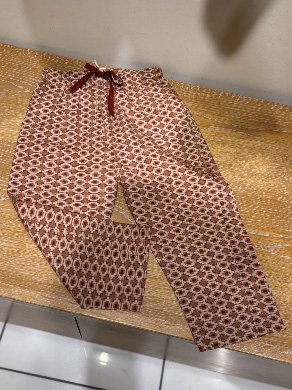 

spring and summer girls Comfortable pants Vintage printed pants baby girls clothes kids pants