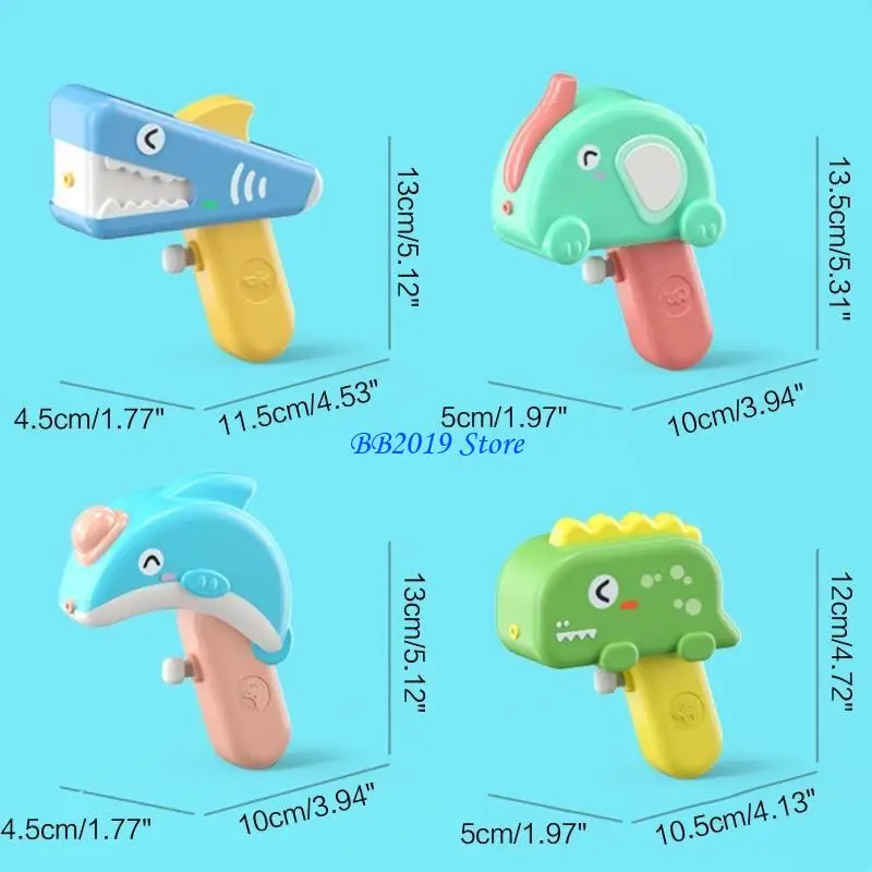 Q0KB Wasserspritzen-Spielzeug, Cartoon-Wasserpistolen, Spielzeug, Schießpistole, Jungen, Party-Aktivität, Geschenk