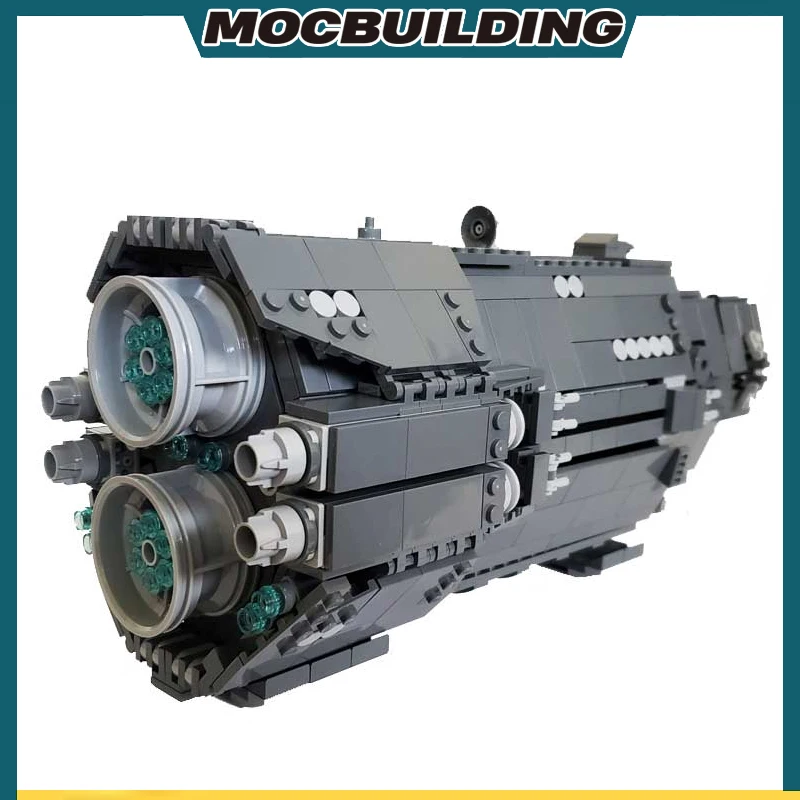 New Star Plan Pillar of Autumn Interstellar Spaceship MOC Building Blocks Movie DIY Assembling Model Bricks Toys Gifts 1174PCS