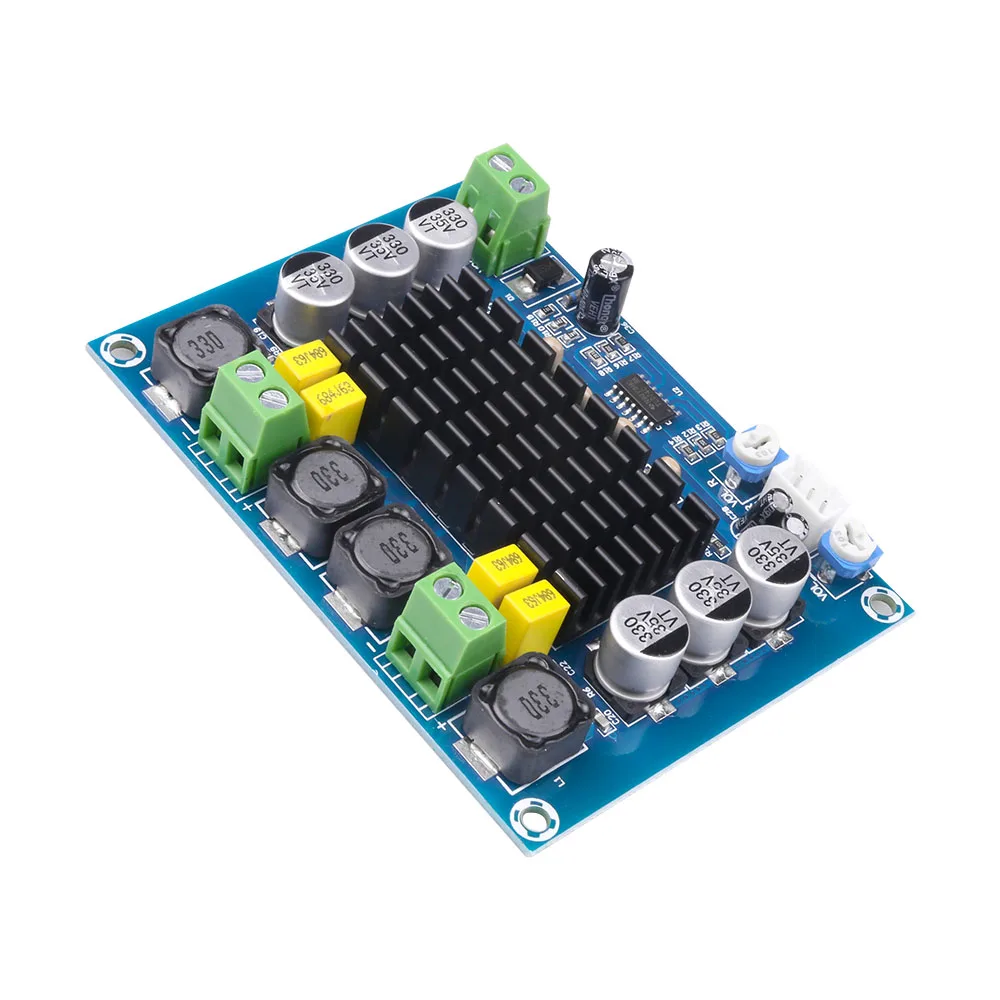 1PCS DC12-26V 2*120W Dual Channel Digital Stereo Audio Power Amplifier Board High Power CS8673 DIY 240W Amplificador Sound Board