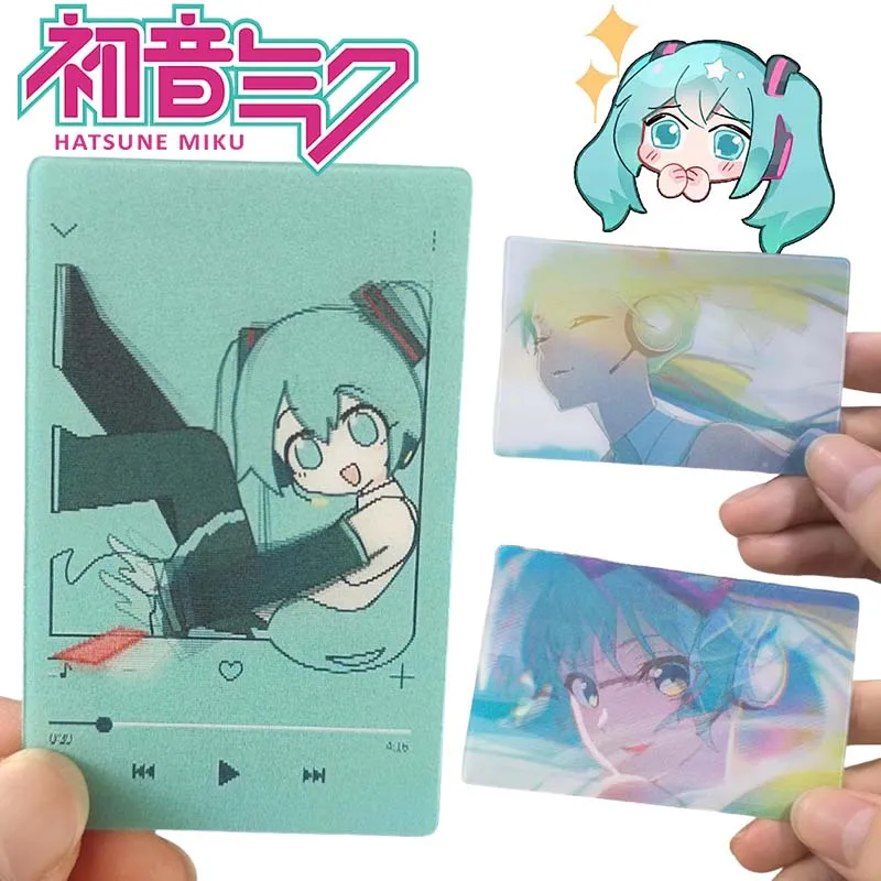 Hatsune Miku Raster Card Anime Children Multi-change Toys Manga Raster Card Postcard Collection Card Figure Birthday Gifts New