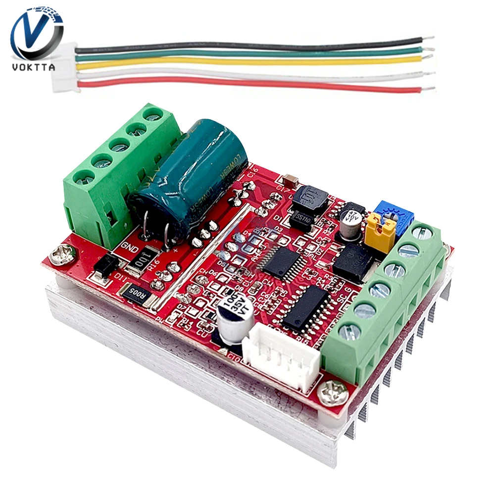 Imagem -02 - Bldc Trifásico dc Brushless Motor Controller Pwm Hall Motor Control Driver Board Controlador de Velocidade do Motor Dc660v Dc9-60v 400w