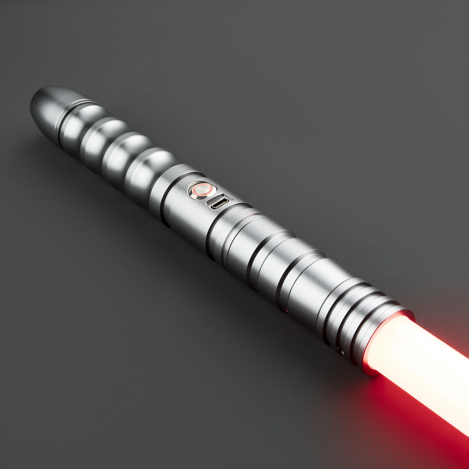 Lightsaber Neopixel Jedi Laserzwaard Metalen gevest Zwaar duelleren Gevoelig Glad Oneindig veranderend slaan Geluid LTG Light Sabre