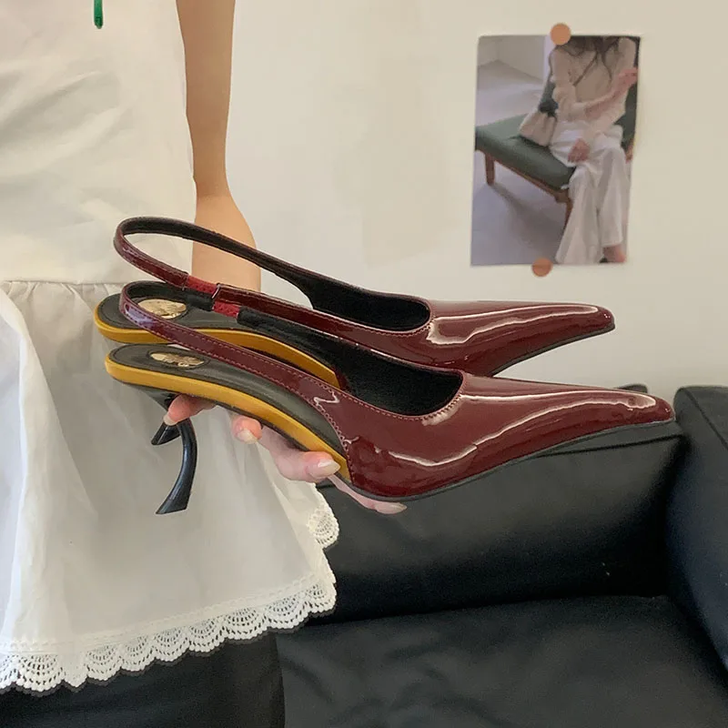 

Sexy Designer Female Pointed Toe High Heels Pumps Women Shallow Fashion Elegant Banquet Wedding Party Heels Ladies Shoes