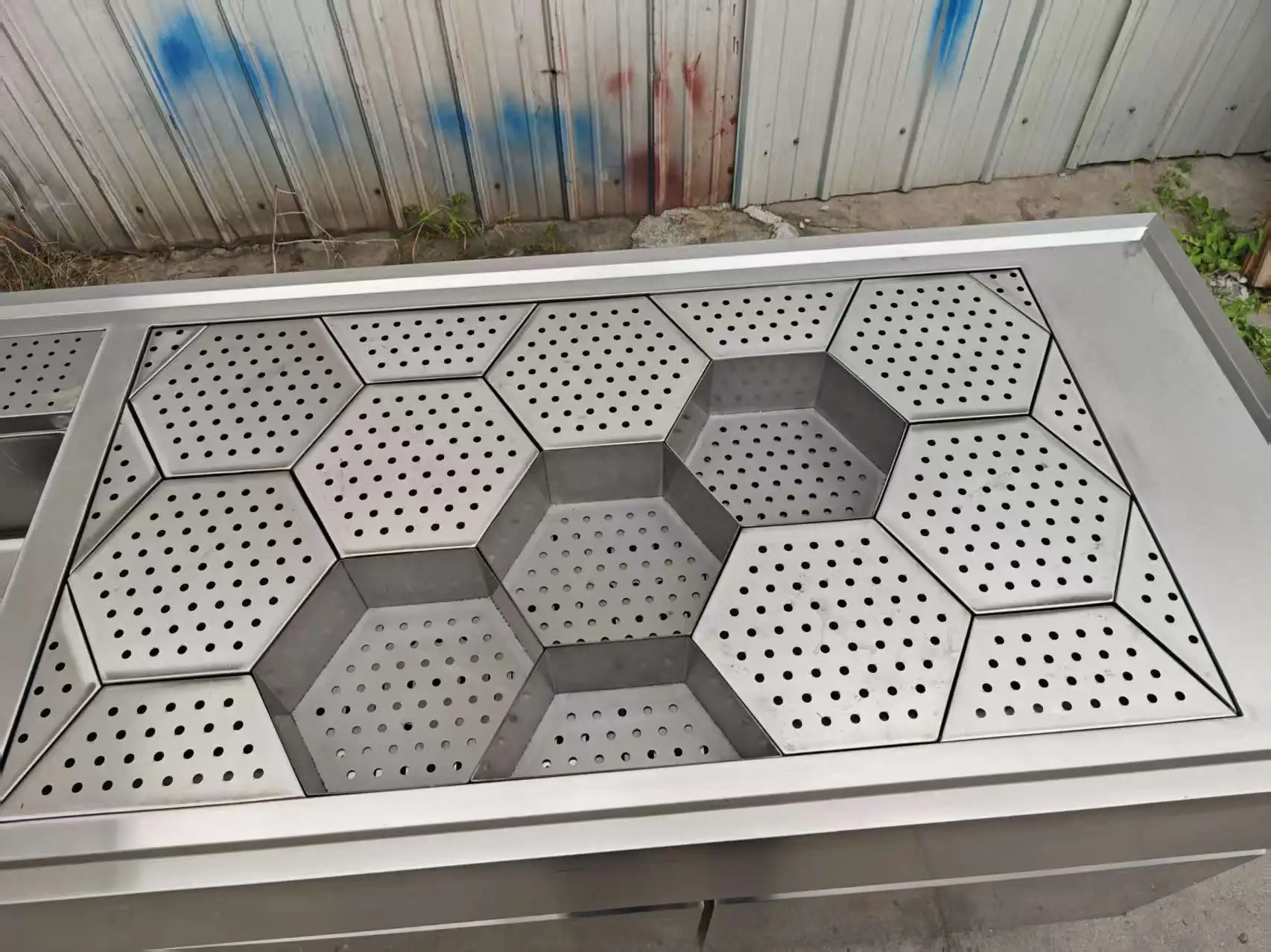 OEM Stainless Steel Commercial Bar Mixing Cocktail Counter Fridge Modern Fashion Banquet Bar Bartenders Cocktail Bar Station view 4
