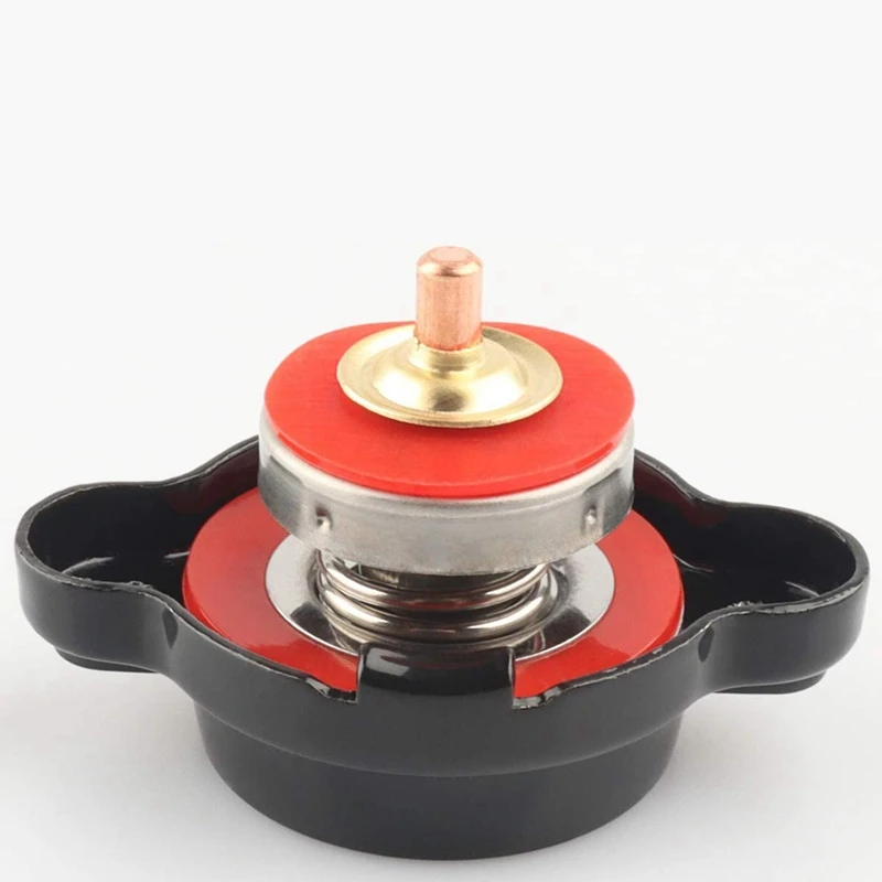 2X High Pressure Radiator Cap With Temperature Gauge, 1.8 Bar Radiator Cap 25.6Psi For Honda, Kawasaki, Suzuki, Yamaha