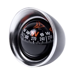 Dashes Mount Compasses Mini Automotive Dashboard Car Ball Compasses Car Decoration Surface Mount Compasses for Car Dashboard