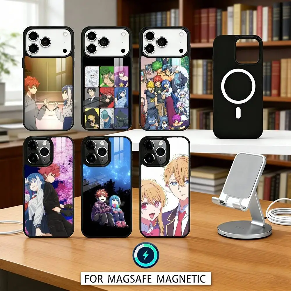 

Night S-Sakuras Big Operation Phone Case For iPhone 17,16,15,14,13,12,Pro,Max For Magsafe Magnetic Wireless Charging
