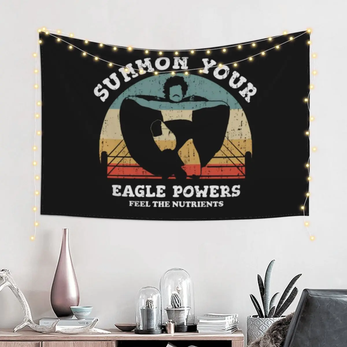 Summon Your Eagle Powers - Nacho Libre Tapestry Room Design Decorations For Room Wallpaper Tapestry