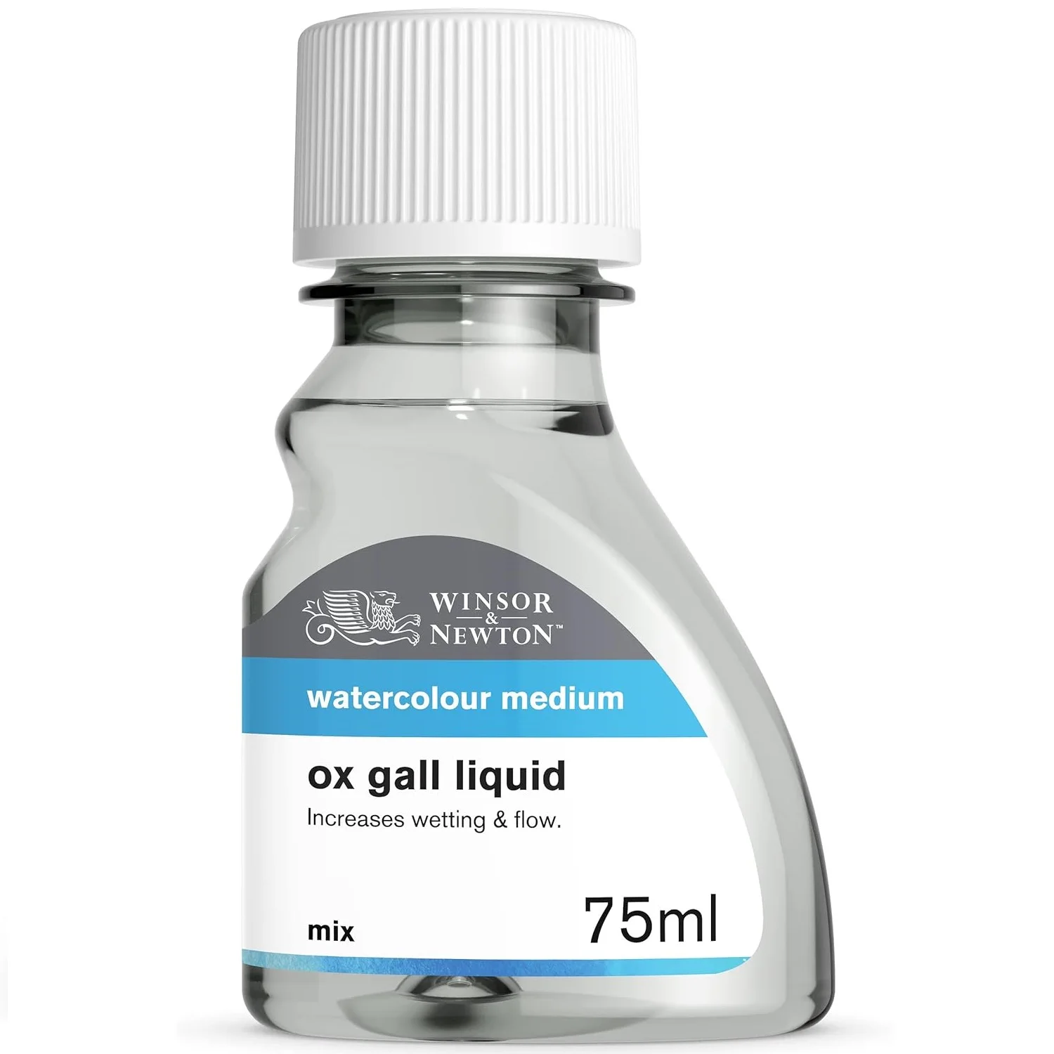 زجاجة وينسور آند نيوتن المائية المتوسطة 75 مل (2.5- أونصة) سائل إخفاء فني/قزحي الألوان متوسط/تأثير طلاء سائل على شكل ثور