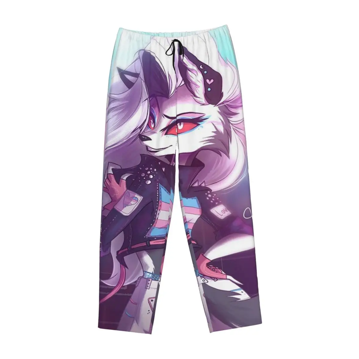 

Custom Helluva Boss Loona Women Pajama Pants Lounge Sleep Sleepwear Bottoms with Pockets