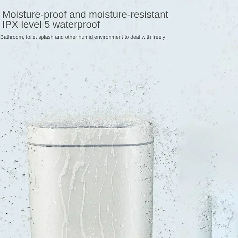 8L Smart Sensor Trash Bin 7L Automatic Household Electronic Trash Can Kitchen Trash Can Toilet Waterproof Narrow Seam Sensor Bin