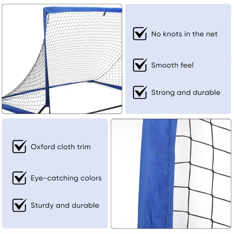 Draagbaar mini-pop-updoel Opvouwbaar voetbaltrainingsnet Voetbal Multifunctioneel verstelbaar voetbaldoel voor kinderen