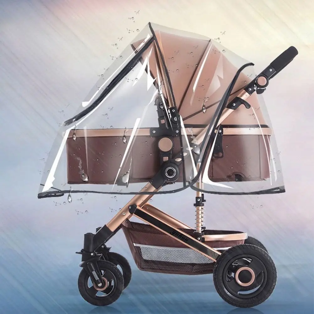 Cubierta Impermeable para Cochecito de Bebé, Protector de Lluvia para Cochecito, Impermeable y Resistente al Viento para Viajes