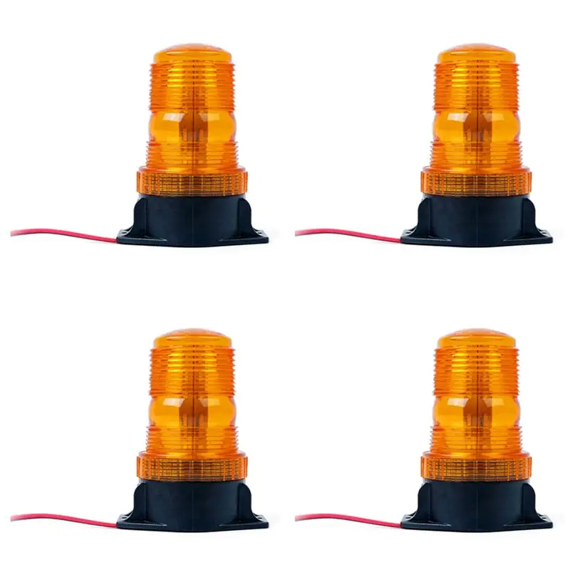 

4X Forklift 30 LED Beacon Light Strobe Lamp Hazard Emergency Flashing Warning Amber