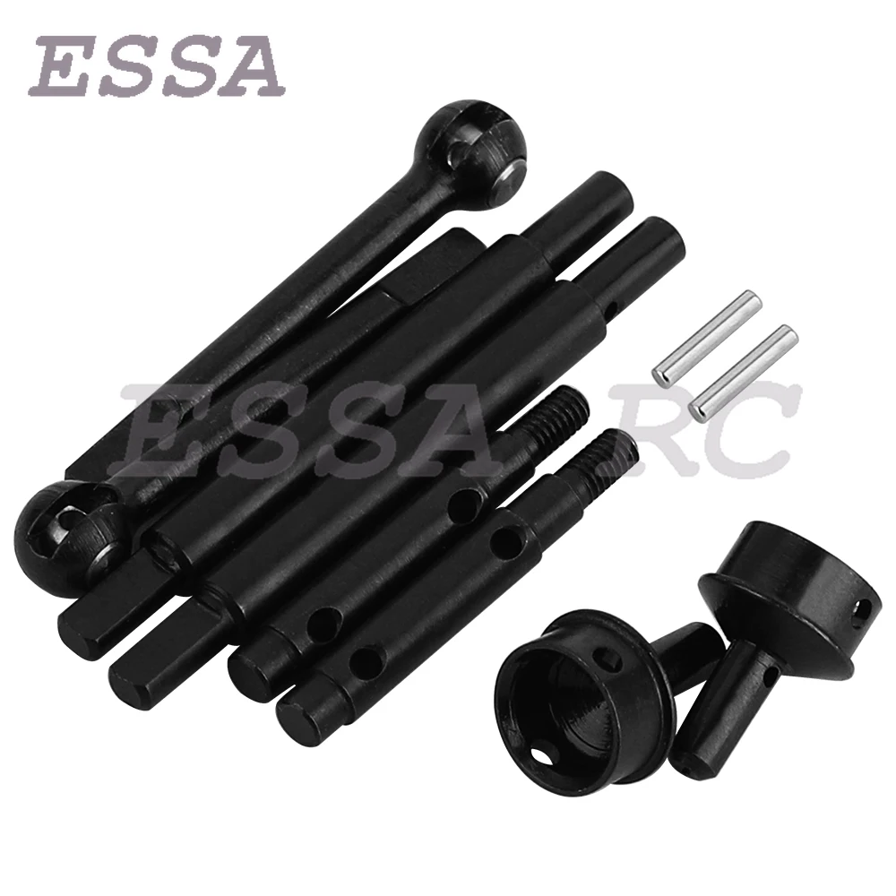 Metal Steel Universal Front Rear Axle CVD Drive Shaft for 1/18 Redcat Ascent 18 RC Crawler Car Replacement Accessories